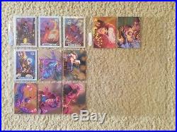 1994 Marvel Masterpieces, 1995 X-Men Trading Cards 2 Full Sets + 40 Chase Cards