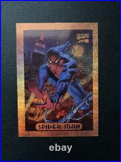 1994 Marvel Masterpieces Bronze Holofoil Spider-Man #8 Walmart