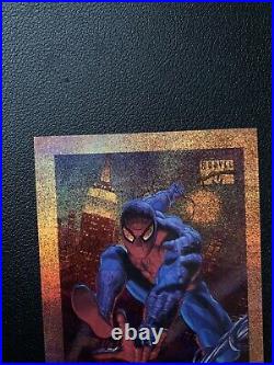 1994 Marvel Masterpieces Bronze Holofoil Spider-Man #8 Walmart
