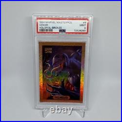 1994 Marvel Masterpieces Bronze Holofoil Venom #9 SSP Mint PSA 9 Rare