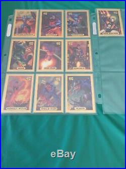 1994 Marvel Masterpieces Card Set Bronze Gold Silver Holofoil Insert Card Sets