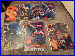 1994 Marvel Masterpieces FULL MASTER SET withSilver/Gold/Bronze HOLOFOIL Prints