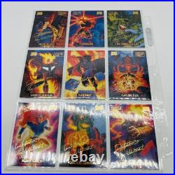 1994 Marvel Masterpieces Gold Foil Signature Series Complete Set 140 Cards NM/M 1994 Marvel Masterpieces Gold Foil Signature Series Complete Set 140 Cards NM/M