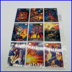 1994 Marvel Masterpieces Gold Foil Signature Series Complete Set 140 Cards NM/M 1994 Marvel Masterpieces Gold Foil Signature Series Complete Set 140 Cards NM/M