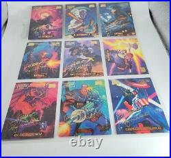 1994 Marvel Masterpieces Gold Signature Complete Card Set (140 Cards)