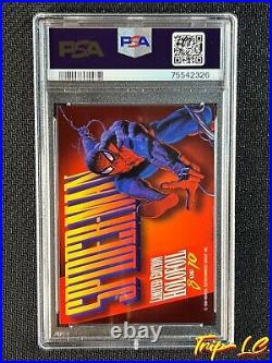 1994 Marvel Masterpieces Holofoil Spider-Man Silver PSA 10