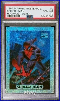 1994 Marvel Masterpieces Spider-man Silver Holofoil Psa 10 Vintage Low Pop Gem