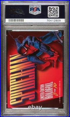 1994 Marvel Masterpieces Spider-man Silver Holofoil Psa 10 Vintage Low Pop Gem