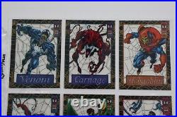 1994 Marvel Spider-Man Complete Base Set Suspended Animation Hologram Insert 1st