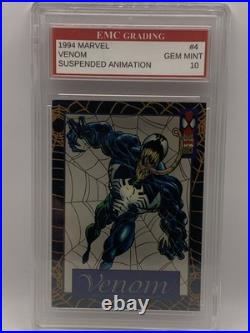 1994 Marvel Spider-Man Suspended Animation Venom #4 Acetate Clear Graded 10 Gem