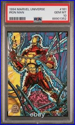 1994 Marvel Universe #161 Iron Man PSA 10 Awesome card 1994 Marvel Universe #161 Iron Man PSA 10 Awesome card