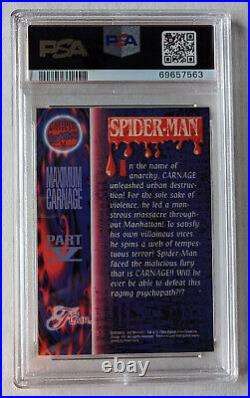 1994 Marvel Universe'94 Flair Part V Spider-Man PSA 10? GEM MINT! Pop 54
