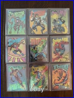 1994 Marvel Universe Complete Base Set + Power Blast & Suspended Animation Sets