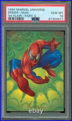1994 Marvel Universe Flair Spider-Man Maximum Carnage Part V PSA 10 Gem Mint