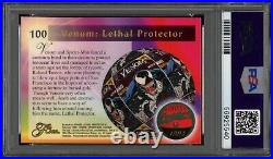 1994 Marvel Universe LEATHAL PROTECTOR #100 Venom'94 Flair PSA 10 Gem Mint