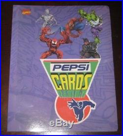 1994 Spanish/Mexico Marvel Pepsi BASE & PRISM Sets with Collector's Album RARE