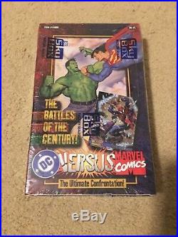 1995 DC Comics Versus Vs Marvel Trading Cards SEALED BOX 36 Packs Inside