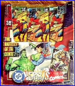 1995 DC Comics Versus Vs Marvel Trading Cards SEALED BOX Superman vs Hulk