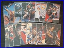 1995 DC vs. Versus Marvel IMPACT Insert Chase Set of 18 Cards NM-M JLA, X-Men