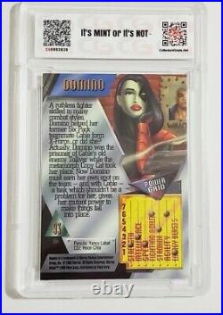1995 Domino Fleer Marvel Metal #93 Trading Card CG Graded Mint 10 Subgrades