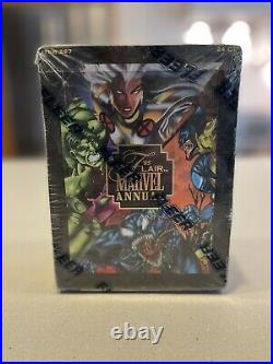 1995 Flair Marvel Annual Trading Card Factory Sealed Box