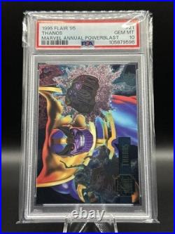 1995 Fleer Flair #21 of 24 Thanos Marvel Annual Powerblast PSA 10 Gem Mint 1995 Fleer Flair #21 of 24 Thanos Marvel Annual Powerblast PSA 10 Gem Mint
