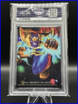1995 Fleer Flair #21 of 24 Thanos Marvel Annual Powerblast PSA 10 Gem Mint 1995 Fleer Flair #21 of 24 Thanos Marvel Annual Powerblast PSA 10 Gem Mint