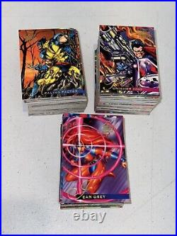 1995 Fleer Flair Marvel Annual Trading Cards COMPLETE BASE SET, #1-150 Hulk Thor