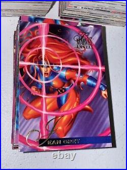 1995 Fleer Flair Marvel Annual Trading Cards COMPLETE BASE SET, #1-150 Hulk Thor