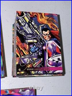 1995 Fleer Flair Marvel Annual Trading Cards COMPLETE BASE SET, #1-150 Hulk Thor