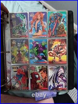 1995 Fleer Flair Marvel Annual Trading Cards COMPLETE BASE SET #1-150 NM/MINT