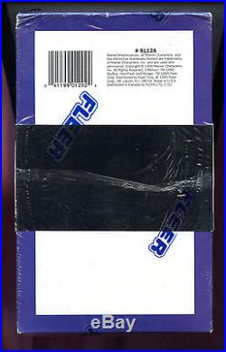 1995 Fleer Marvel Masterpieces Card Set Wax Pack Box Comic Masterpiece