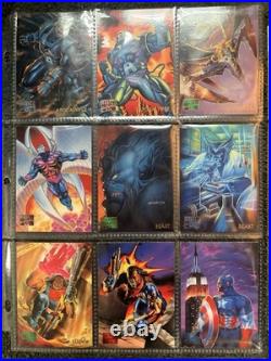 1995 Fleer Marvel Masterpieces Complete Set (151 Cards)