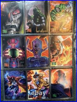 1995 Fleer Marvel Masterpieces Complete Set (151 Cards)