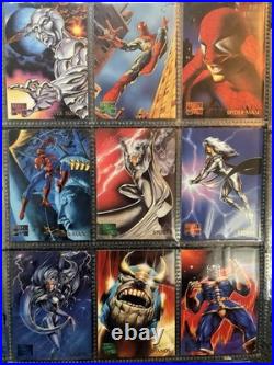 1995 Fleer Marvel Masterpieces Complete Set (151 Cards)