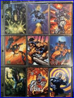 1995 Fleer Marvel Masterpieces Complete Set (151 Cards)