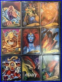 1995 Fleer Marvel Masterpieces Complete Set (151 Cards)
