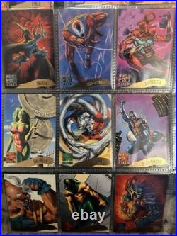 1995 Fleer Marvel Masterpieces Complete Set (151 Cards)