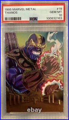 1995 Fleer Marvel Metal #19 Thanos PSA 10 GEM MT