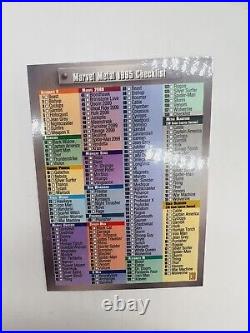 1995 Fleer Marvel Metal COMPLETE 138 Foil Base Card Set