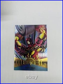 1995 Fleer Marvel Metal COMPLETE 138 Foil Base Card Set