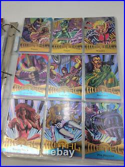 1995 Fleer Marvel Metal Complete Base Set 1-138 Set Spider-Man Venom Carnage
