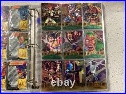 1995 Fleer Marvel Metal Complete Base Set of 138 Trading Cards W Binders, pages
