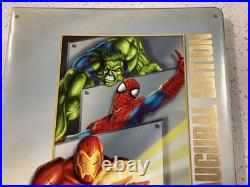 1995 Fleer Marvel Metal Complete Base Set of 138 Trading Cards W Binders, pages
