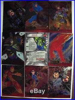 1995 Fleer Marvel Metal Complete Master Set NM/M