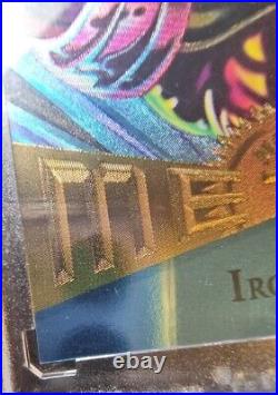 1995 Fleer Marvel Metal Foil Base Trading Card #23 Iron Man NM-M