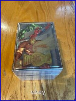 1995 Fleer Marvel Metal Foil Complete Base Set 138 Cards