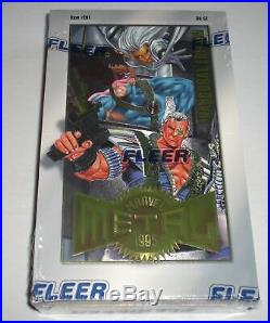 1995 Fleer Marvel Metal Inaugural Edition Trading Cards Factory Sealed Box