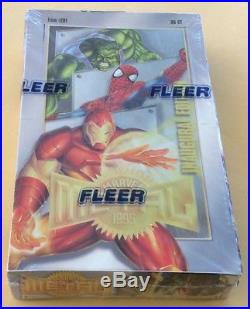 1995 Fleer Marvel Metal Inaugural Edition Trading Cards Wax Box