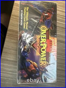 1995 Fleer Marvel OVERPOWER 12 Starter Decks Factory Sealed Trading Card Box